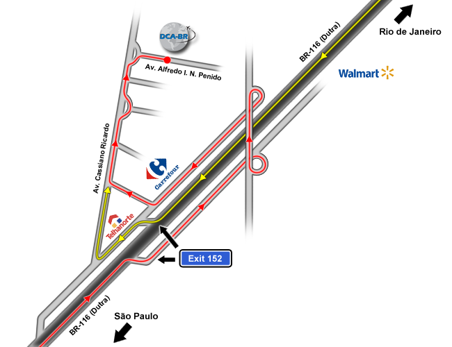 How to get to DCA-BR